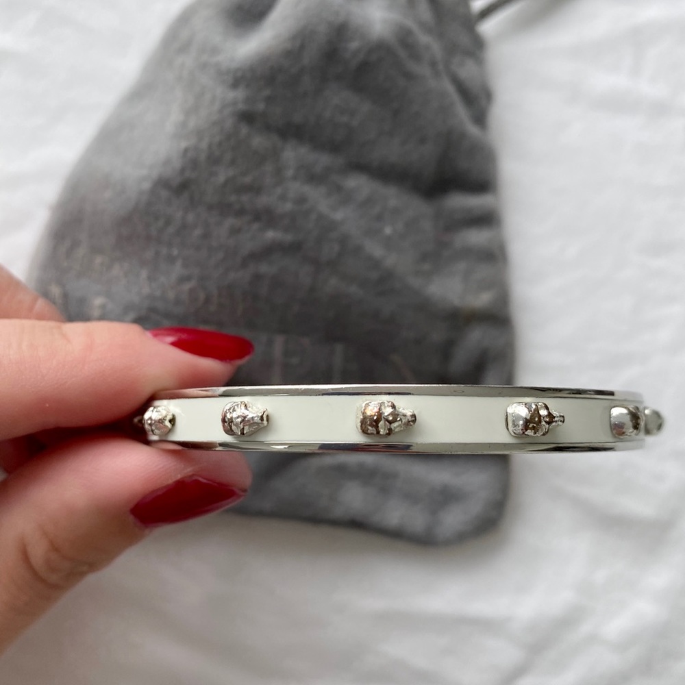 ALEXANDER MCQUEEN Enamel Skull Bracelet